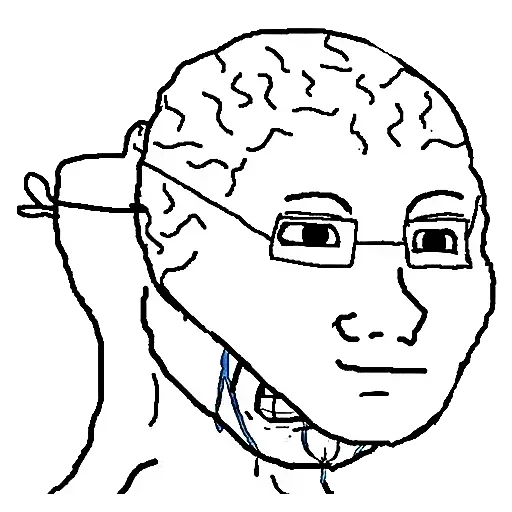 😹 Стикер «Wojak Party» для Telegram