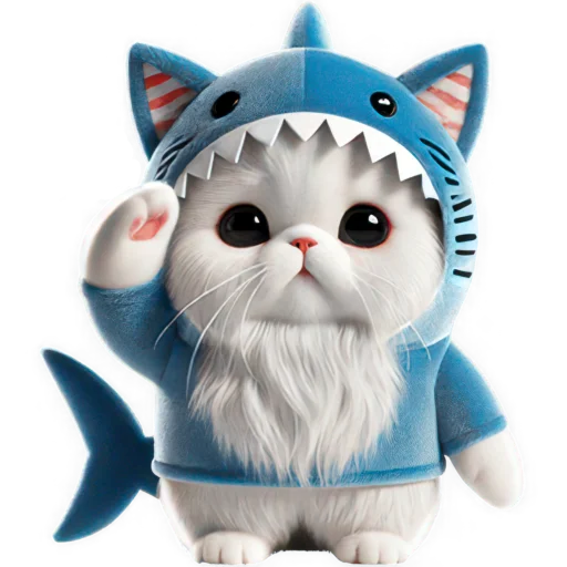 🫡 Стикер «Парные акулы» для Telegram