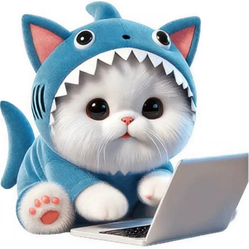 💻 Стикер «Парные акулы» для Telegram