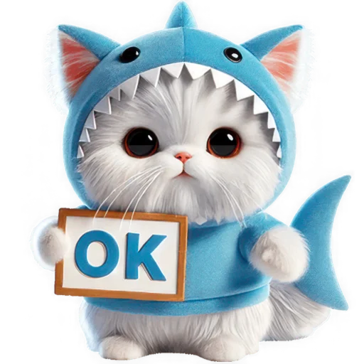 👍 Стикер «Парные акулы» для Telegram