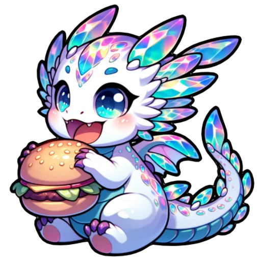 😋 Стикер «Дракоша Твинкл» для Telegram