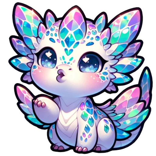 😘 Стикер «Дракоша Твинкл» для Telegram