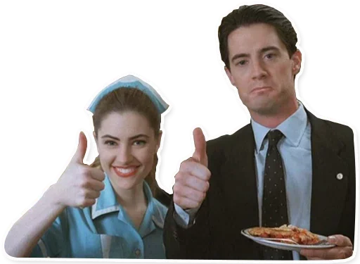 😑 Стикер «Twin Peaks» для Telegram