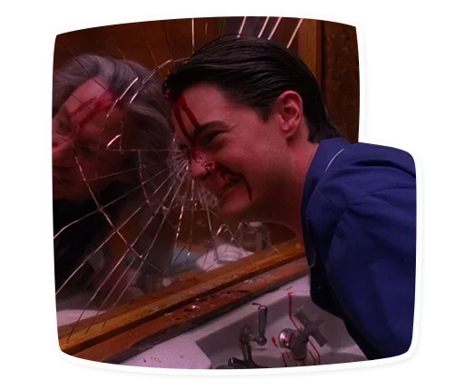 😃 Стикер «Twin Peaks» для Telegram