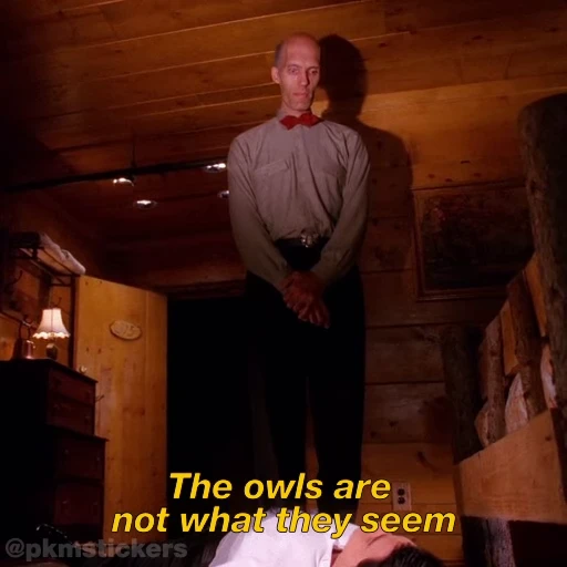 🦉 Стикер «Twin Peaks» для Telegram