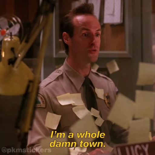🥳 Стикер «Twin Peaks» для Telegram
