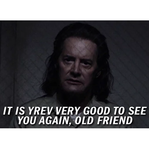 👹 Стикер «Twin Peaks The Return» для Telegram
