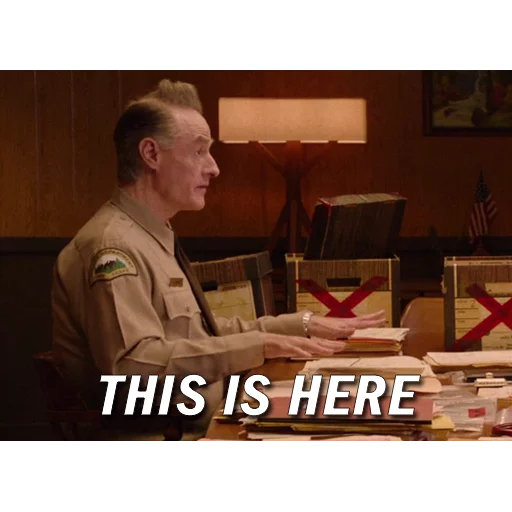 👶 Стикер «Twin Peaks The Return» для Telegram