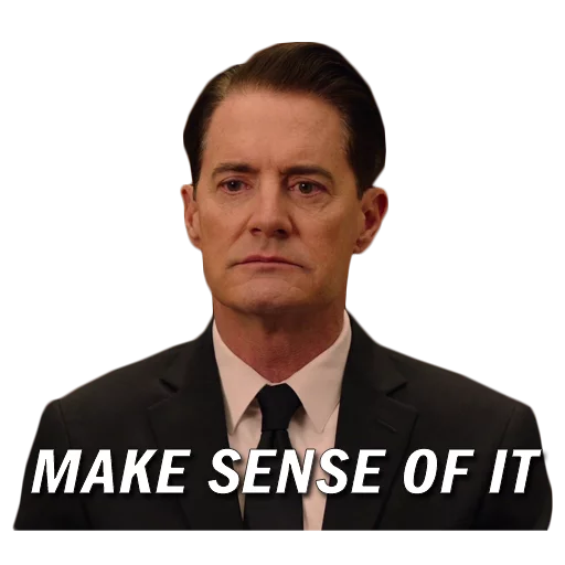 📝 Стикер «Twin Peaks The Return» для Telegram
