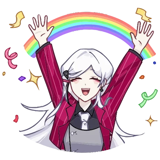 🌈 Эмодзи «Близняшки Ви и Кейт» для Telegram