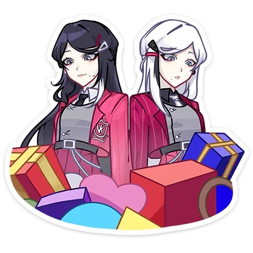 🎁 Стикер «Близняшки Ви и Кейт» для Telegram