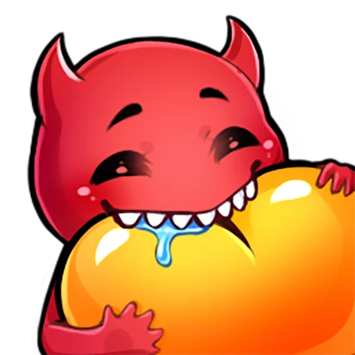 🧡 Стикер «4ert0vkaaa_twitch» для Telegram
