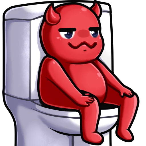 🚽 Стикер «4ert0vkaaa_twitch» для Telegram