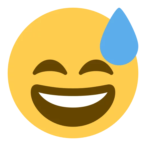 😅 Стикер «Twitter Emoji» для Telegram