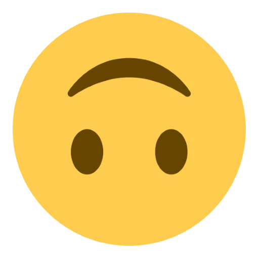 🙃 Стикер «Twitter Emoji» для Telegram
