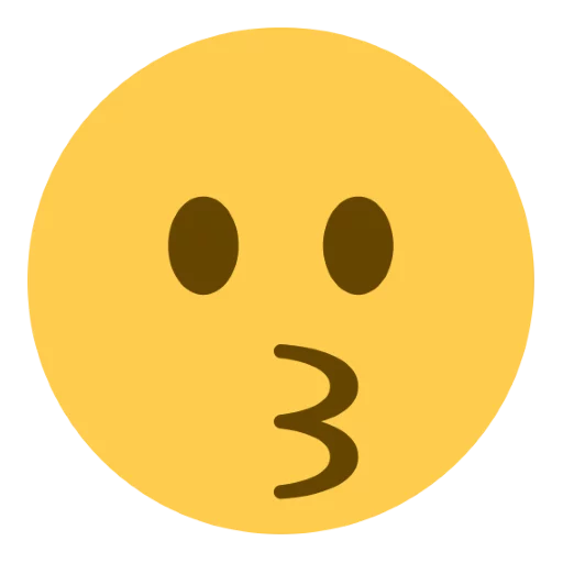 😗 Стикер «Twitter Emoji» для Telegram