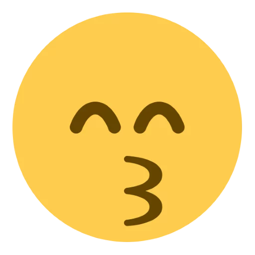😙 Стикер «Twitter Emoji» для Telegram