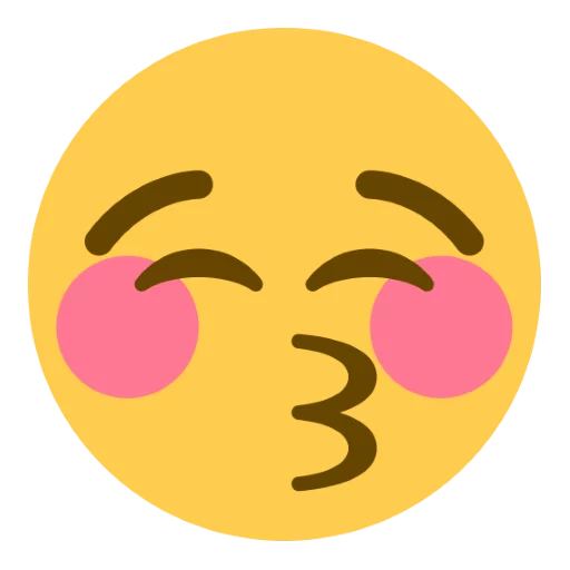 😚 Стикер «Twitter Emoji» для Telegram