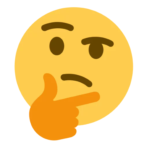 🤔 Стикер «Twitter Emoji» для Telegram
