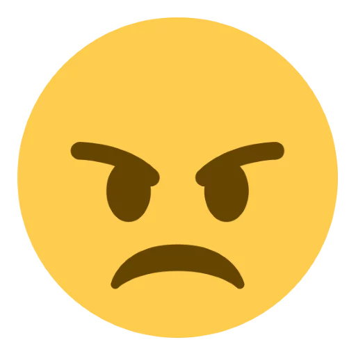 😠 Стикер «Twitter Emoji» для Telegram