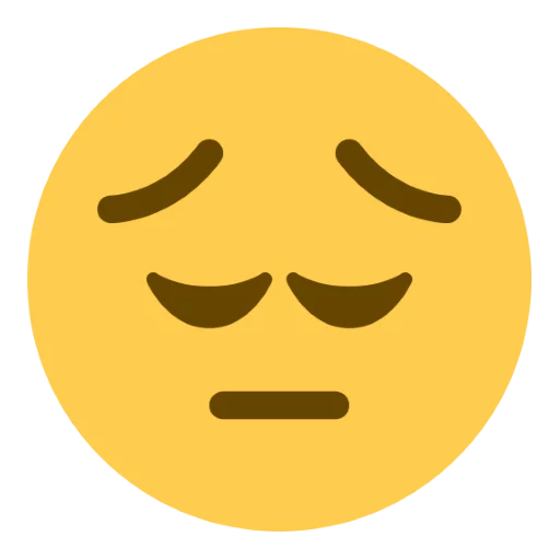 😔 Стикер «Twitter Emoji» для Telegram