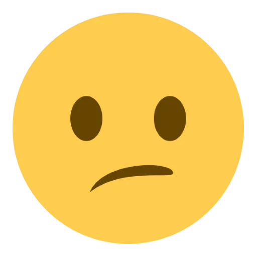 😕 Стикер «Twitter Emoji» для Telegram