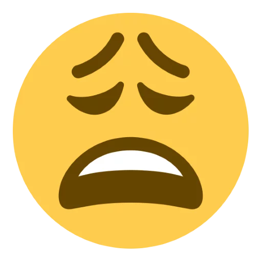 😩 Стикер «Twitter Emoji» для Telegram