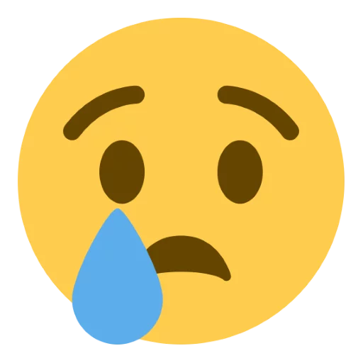 😢 Стикер «Twitter Emoji» для Telegram