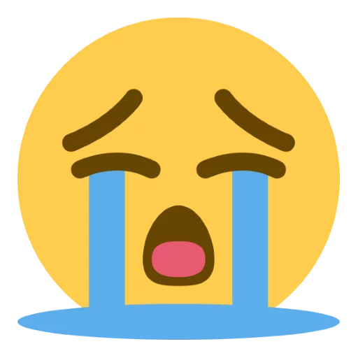😭 Стикер «Twitter Emoji» для Telegram
