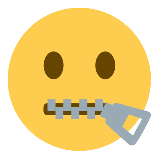 🤐 Стикер «Twitter Emoji» для Telegram