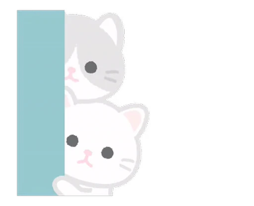 ⭐ Стикер «Two little cats» для Telegram