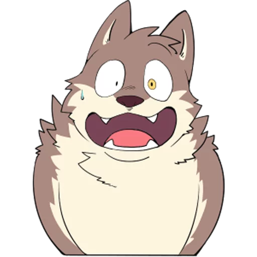😮 Стикер «Eastern Timber Wolf» для Telegram