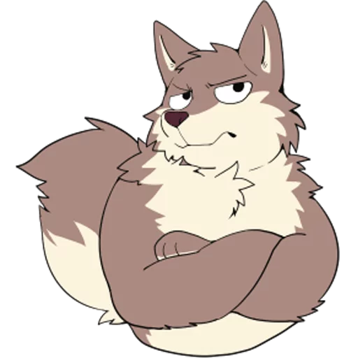 😠 Стикер «Eastern Timber Wolf» для Telegram