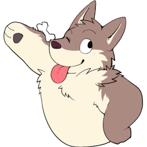 🐺 Стикер «Eastern Timber Wolf» для Telegram