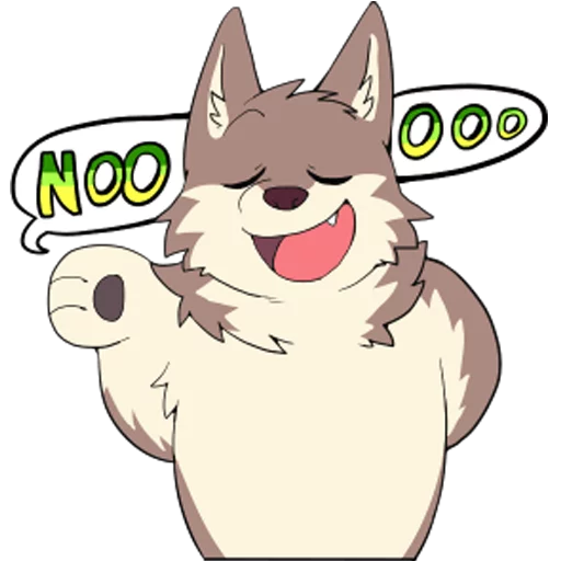 ❌ Стикер «Eastern Timber Wolf» для Telegram