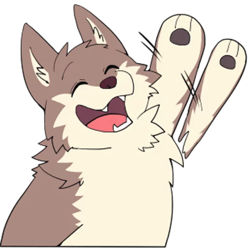 👋 Стикер «Eastern Timber Wolf» для Telegram