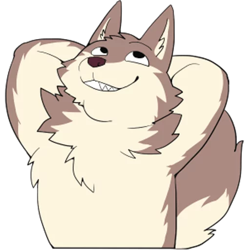 😀 Стикер «Eastern Timber Wolf» для Telegram