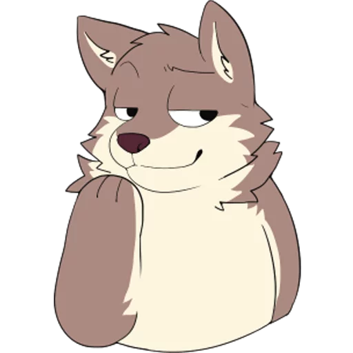 😏 Стикер «Eastern Timber Wolf» для Telegram