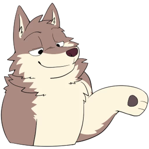 😏 Стикер «Eastern Timber Wolf» для Telegram