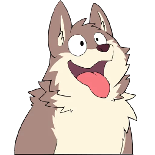 😝 Стикер «Eastern Timber Wolf» для Telegram