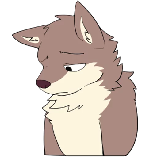 😥 Стикер «Eastern Timber Wolf» для Telegram