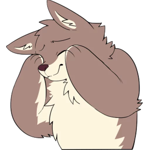 😣 Стикер «Eastern Timber Wolf» для Telegram