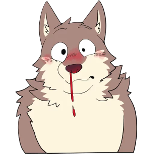 ☺️ Стикер «Eastern Timber Wolf» для Telegram