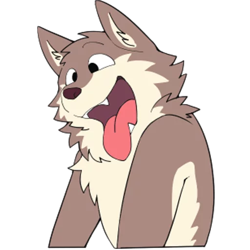 😛 Стикер «Eastern Timber Wolf» для Telegram