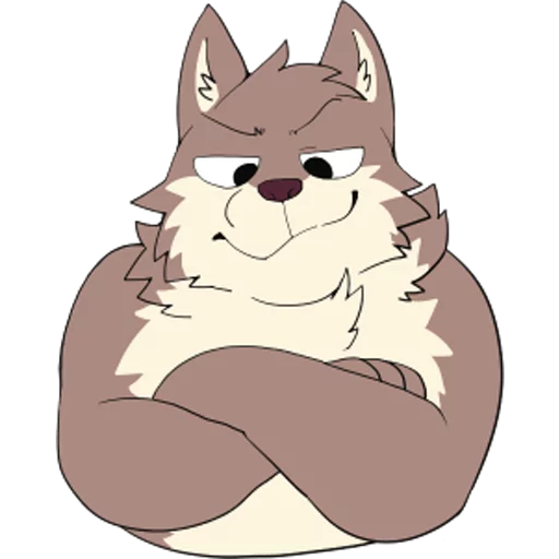 😏 Стикер «Eastern Timber Wolf» для Telegram