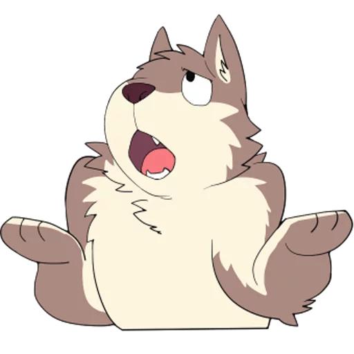 🤔 Стикер «Eastern Timber Wolf» для Telegram
