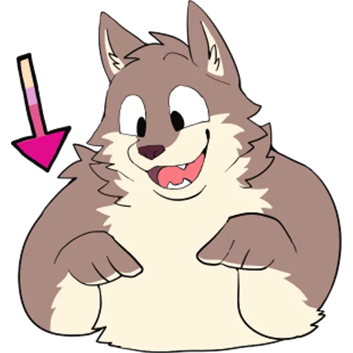 👇 Стикер «Eastern Timber Wolf» для Telegram