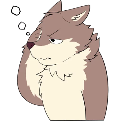 😠 Стикер «Eastern Timber Wolf» для Telegram