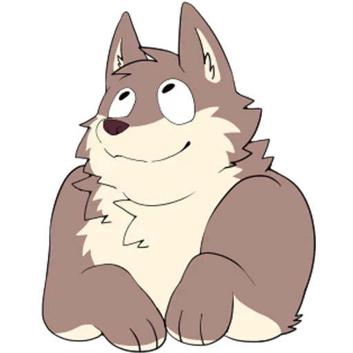 😗 Стикер «Eastern Timber Wolf» для Telegram