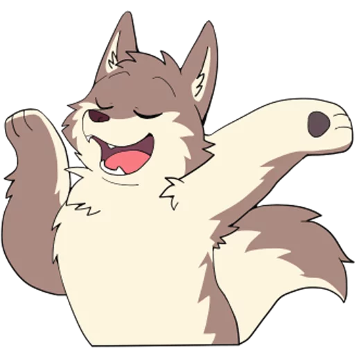 😆 Стикер «Eastern Timber Wolf» для Telegram